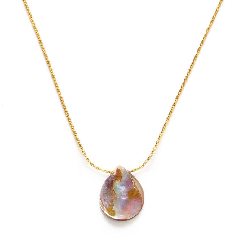 Abalone Teardrop Necklace