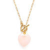 Rose Quartz Heart Necklace