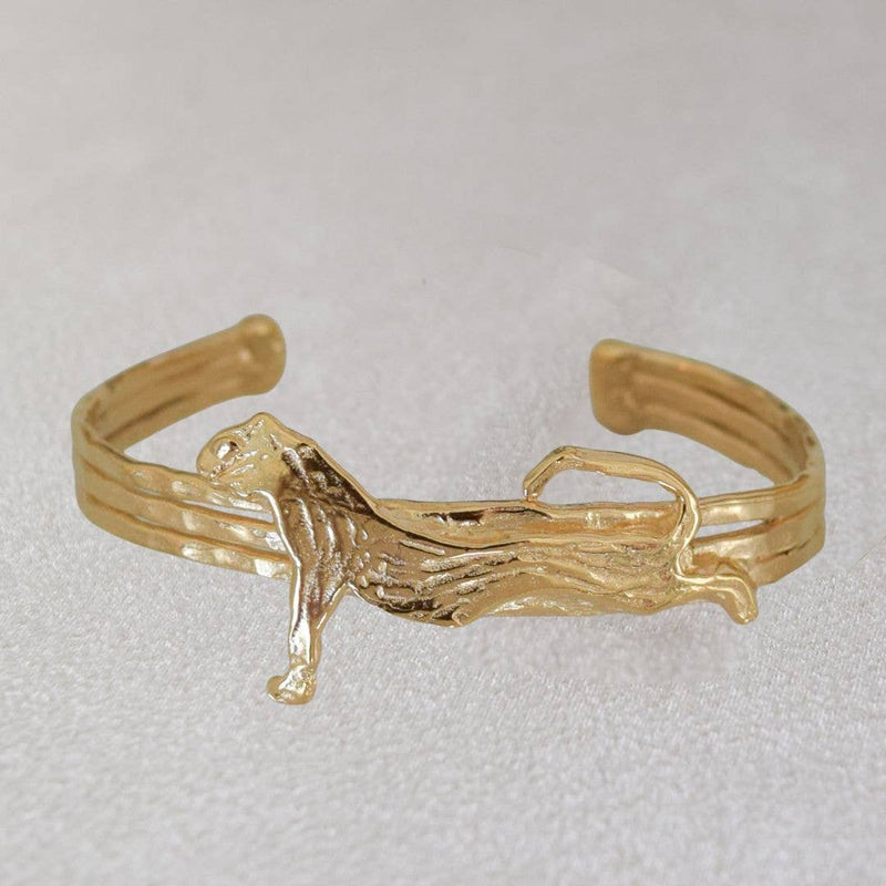 PANTHER CUFF: Vermeil (2 microns)