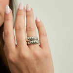 Silver Braided Ring