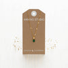 Emerald Holiday Necklace