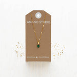 Emerald Holiday Necklace