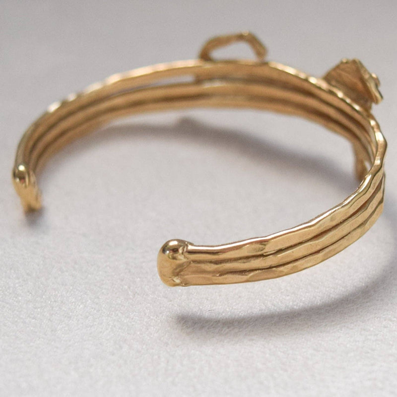 PANTHER CUFF: Vermeil (2 microns)