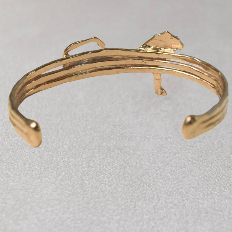 PANTHER CUFF: Vermeil (2 microns)