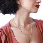 Emerald Holiday Necklace