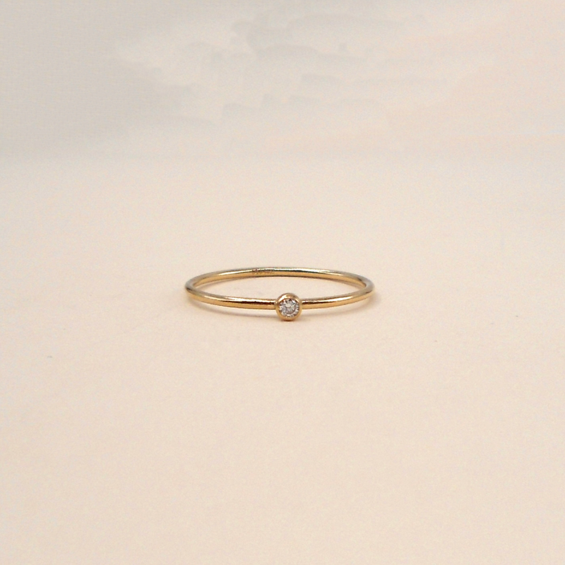 CZ Stacking Ring