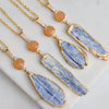 Kyanite Slice Necklace