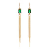 Emerald Duster Earrings