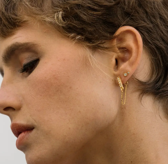 Tiny Dot Stud Earring