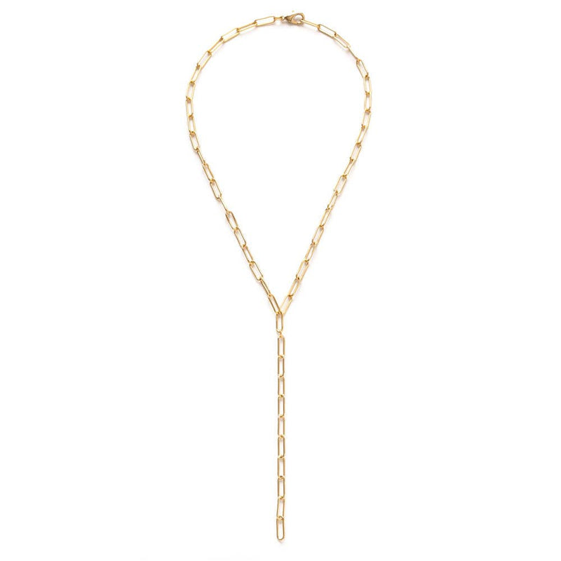 Paperclip Chain Lariat