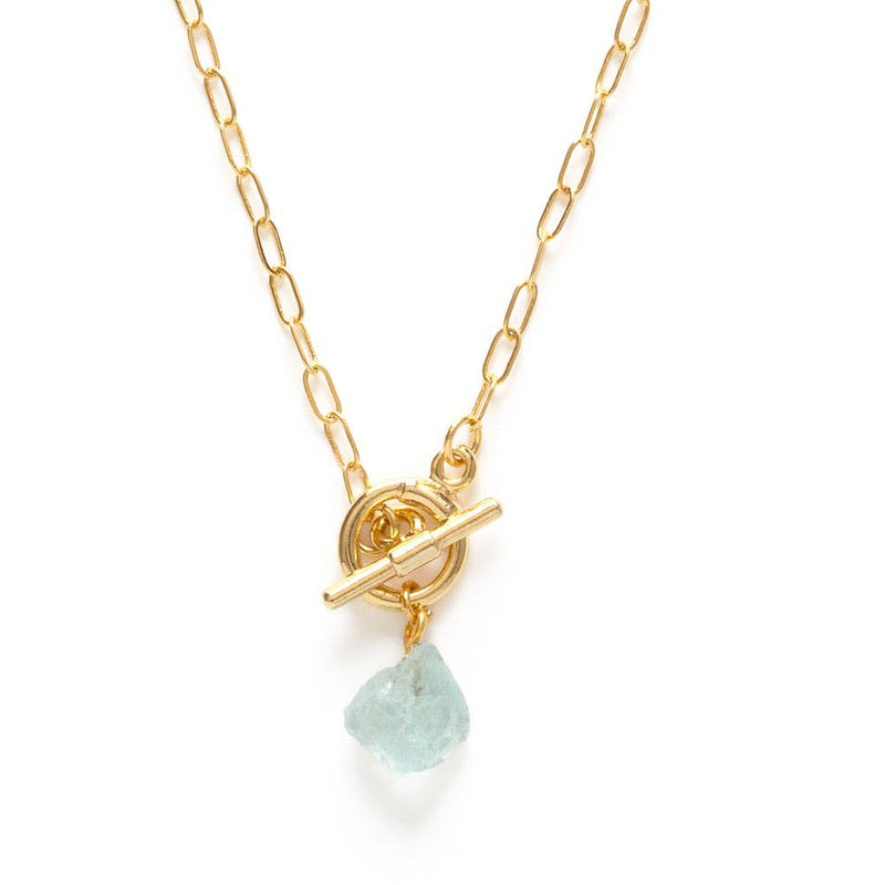 Aquamarine Gemstone Necklace