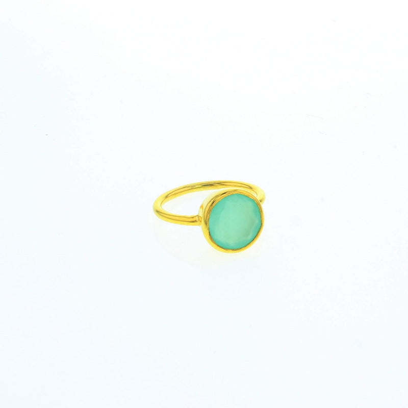 Aqua Chalcedony Voyager Ring